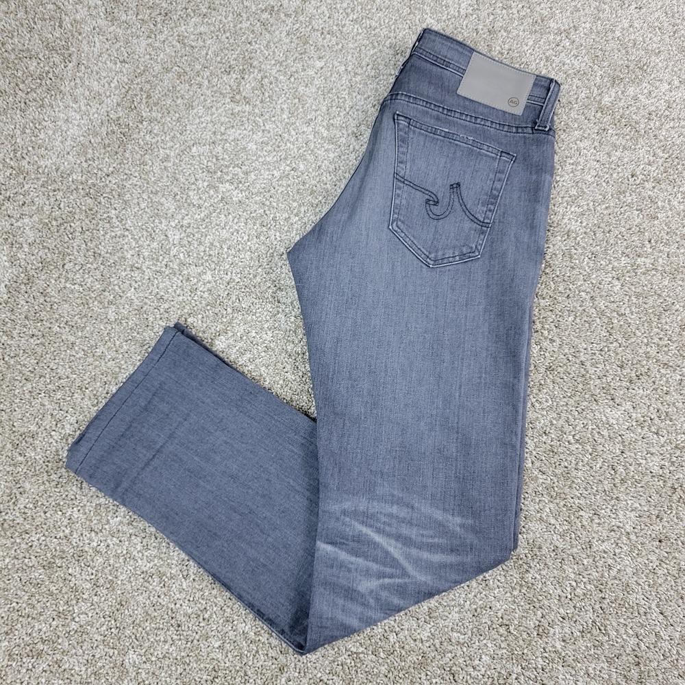 AG Adriano Goldschmied The Everett Mens 28R Gray Denim Stretch 5 Pocket Jeans